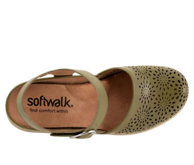 Clogs & Mules>Softwalk Women's Mabelle Perf Clogs