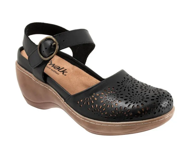Clogs & Mules>Softwalk Women's Mabelle Perf Clogs