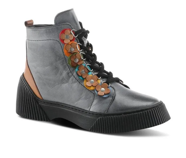 Lace Up>SPRING STEP Women's Yeba Lace Up Booties