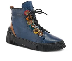 Lace Up>SPRING STEP Women's Yeba Lace Up Booties