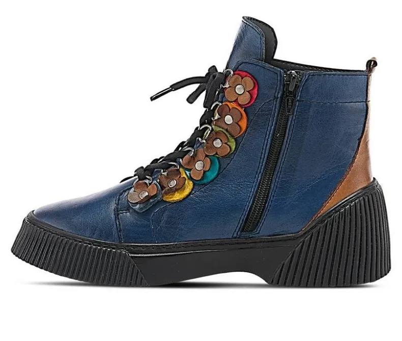 Lace Up>SPRING STEP Women's Yeba Lace Up Booties