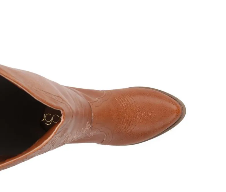 Wide Calf|Tall>Sugar Women's Tammy Floral Western Boots