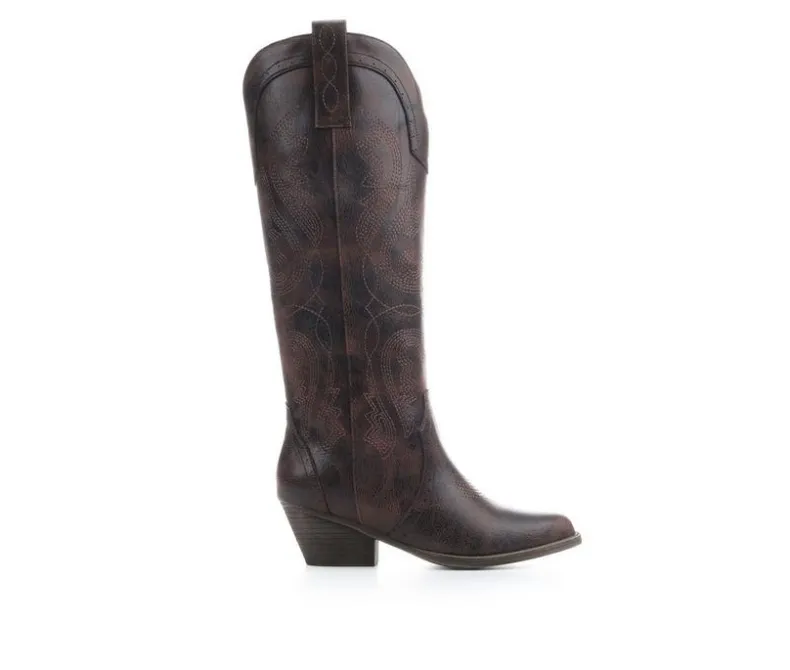 Tall|Cowboy & Western>Sugar Women's Two-Step Knee-High Western Boots