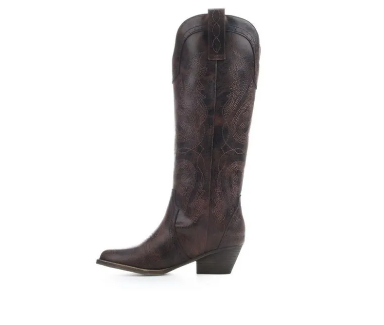 Tall|Cowboy & Western>Sugar Women's Two-Step Knee-High Western Boots