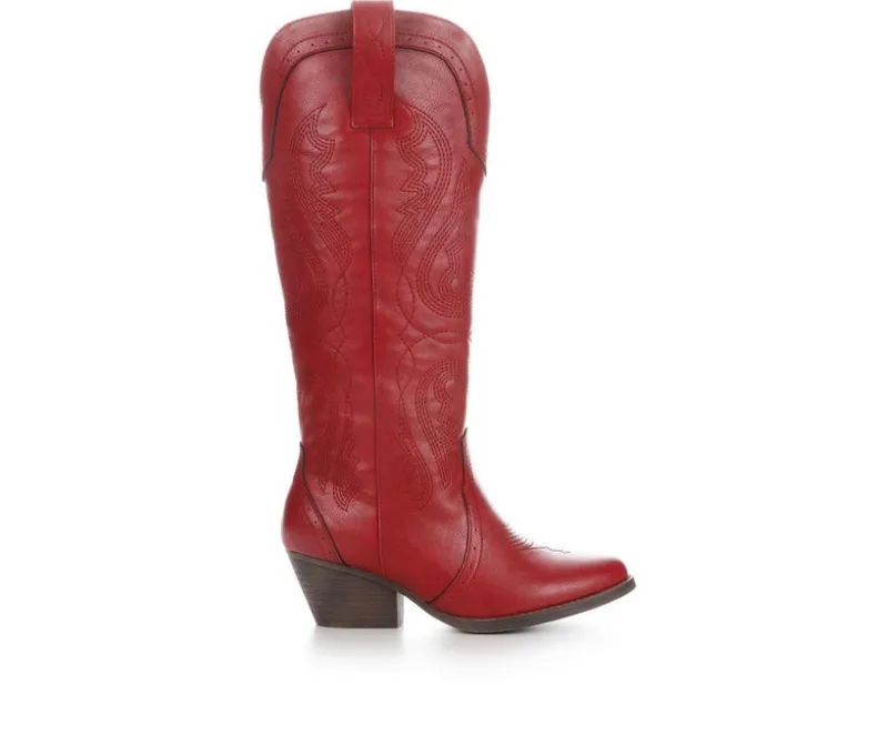 Tall|Cowboy & Western>Sugar Women's Two-Step Knee-High Western Boots