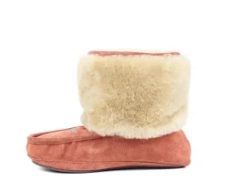 Cozy>Superlamb Women's Navajo Moccasin Slipper Booties