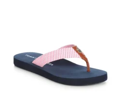 Sandals>Tommy Hilfiger Women's Crinle Flip-Flops