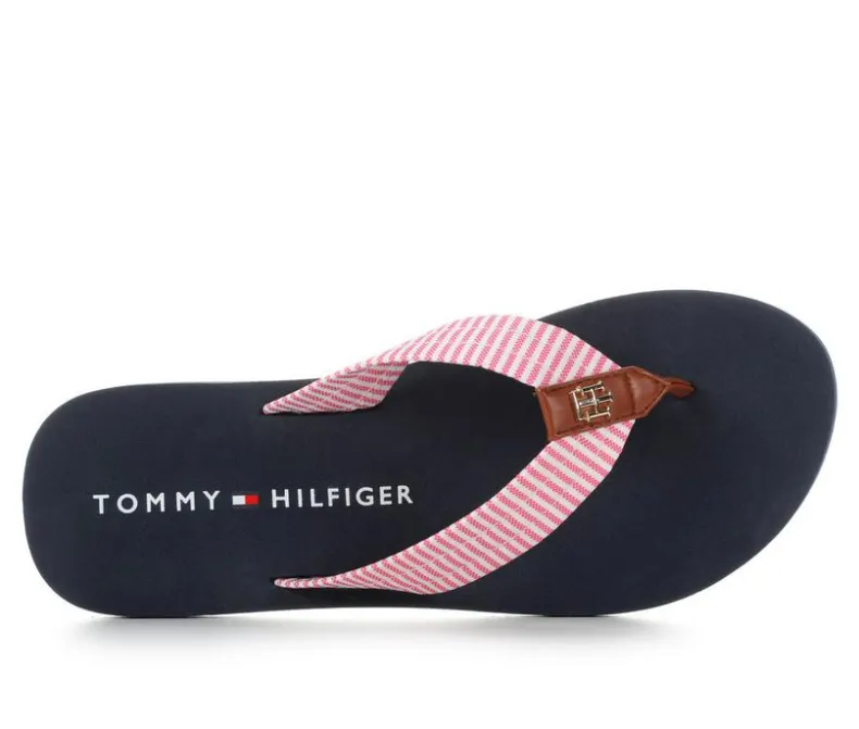 Sandals>Tommy Hilfiger Women's Crinle Flip-Flops