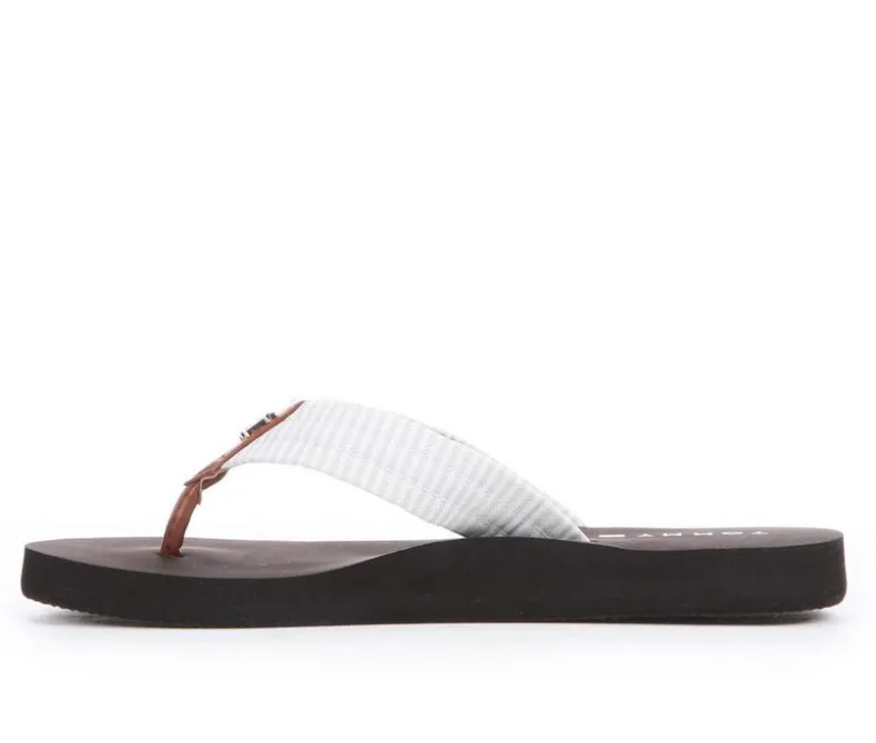 Sandals>Tommy Hilfiger Women's Crinle Flip-Flops