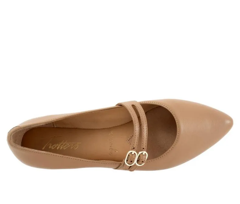 Flats>Trotters Women's Emerald Mary Jane Flats