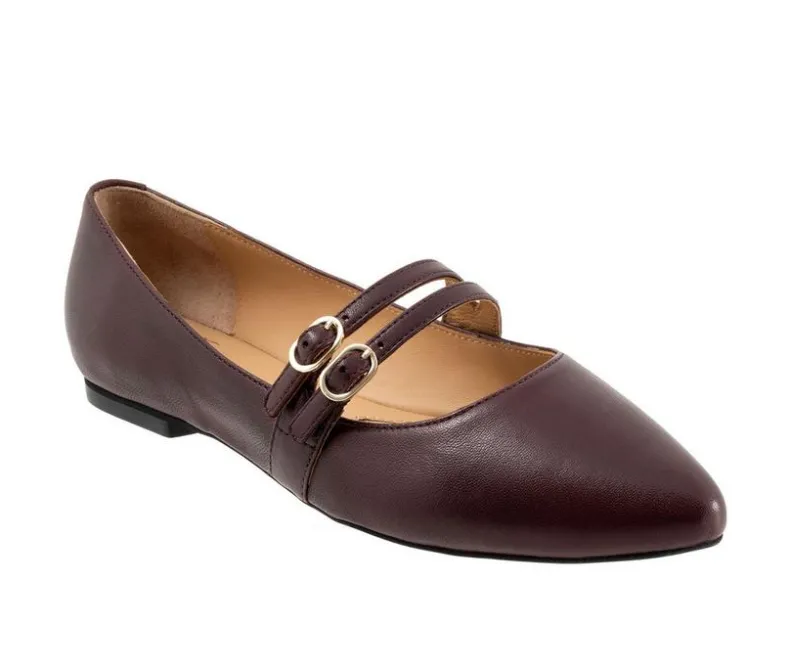 Flats>Trotters Women's Emerald Mary Jane Flats