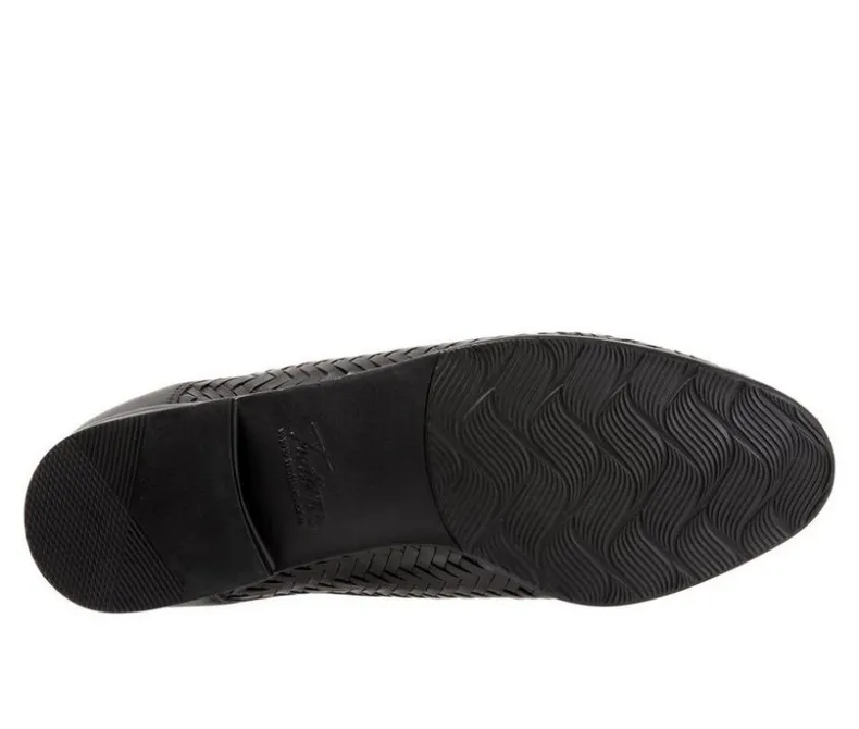 Loafers & Oxfords>Trotters Women's Lizzie Herringbone Oxfords
