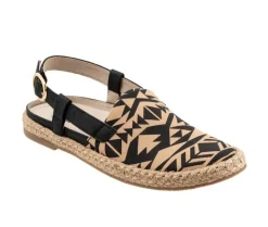 Loafers & Oxfords>Trotters Women's Paisley Espadrille Slingback Loafers