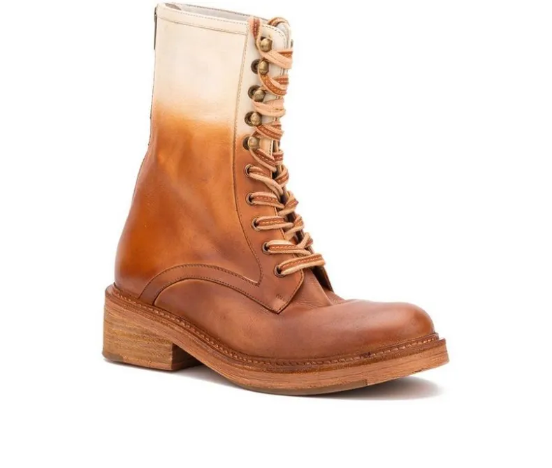 Lace Up|Cowboy & Western>Vintage Foundry Co Women's Adalina Combat Boots