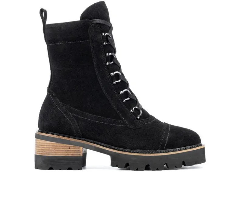 Lace Up|Dress>Vintage Foundry Co Women's Eleonora Combat Booties