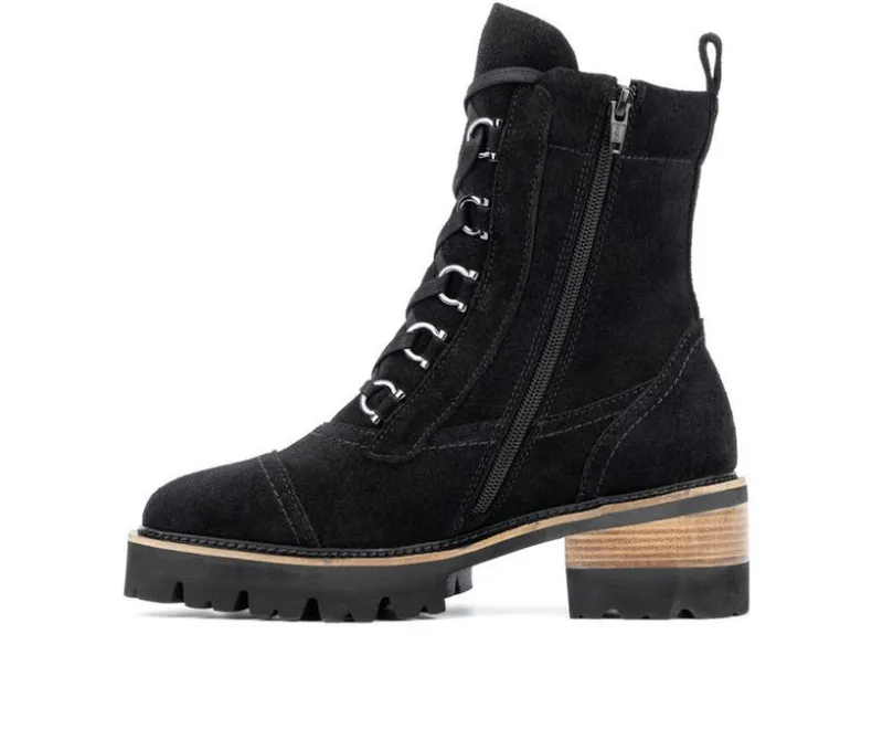 Lace Up|Dress>Vintage Foundry Co Women's Eleonora Combat Booties