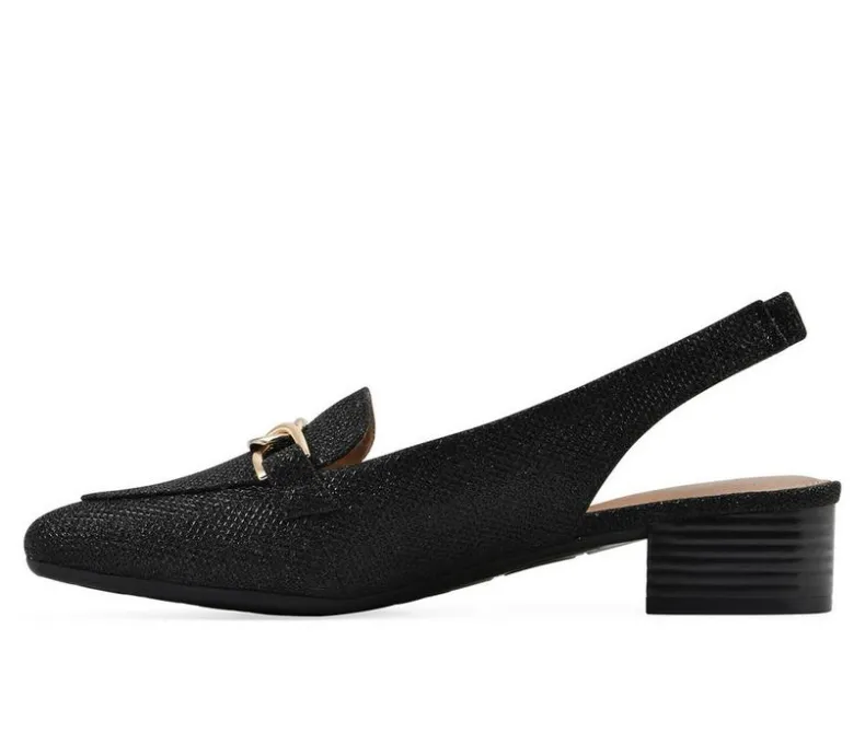 Loafers & Oxfords>White Mountain Women's Boreal Slingback Loafers