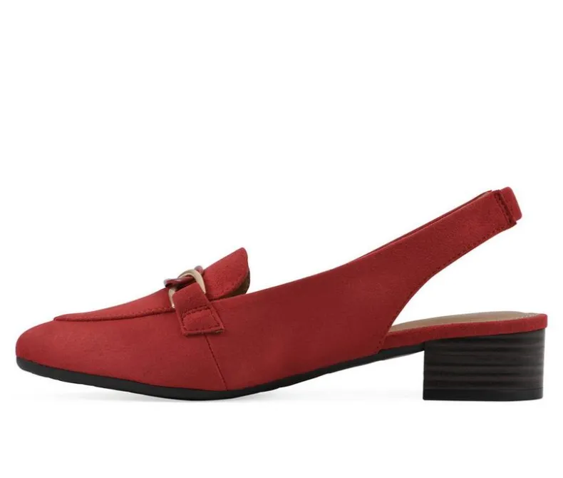 Loafers & Oxfords>White Mountain Women's Boreal Slingback Loafers