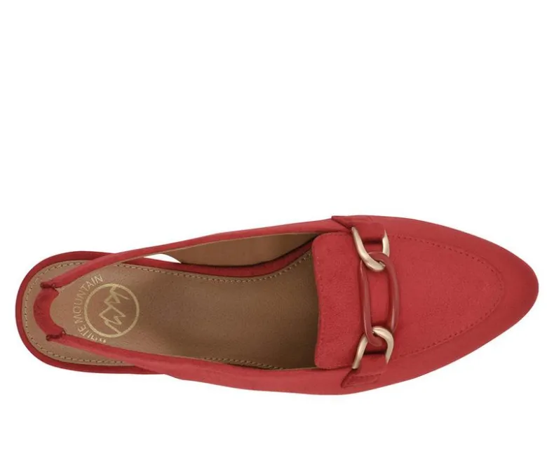 Loafers & Oxfords>White Mountain Women's Boreal Slingback Loafers