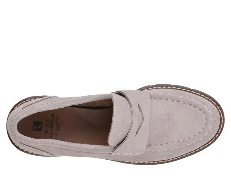 Loafers & Oxfords>White Mountain Women's Gunner Chunky Loafers