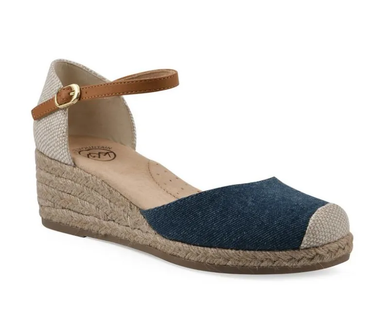 Sandals>White Mountain Women's Maintain Wedge Sandals