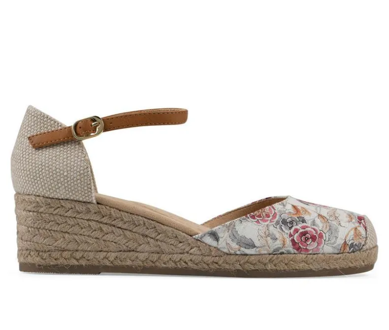 Sandals>White Mountain Women's Maintain Wedge Sandals