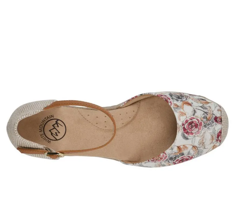 Sandals>White Mountain Women's Maintain Wedge Sandals