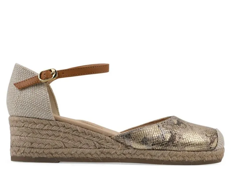 Sandals>White Mountain Women's Maintain Wedge Sandals