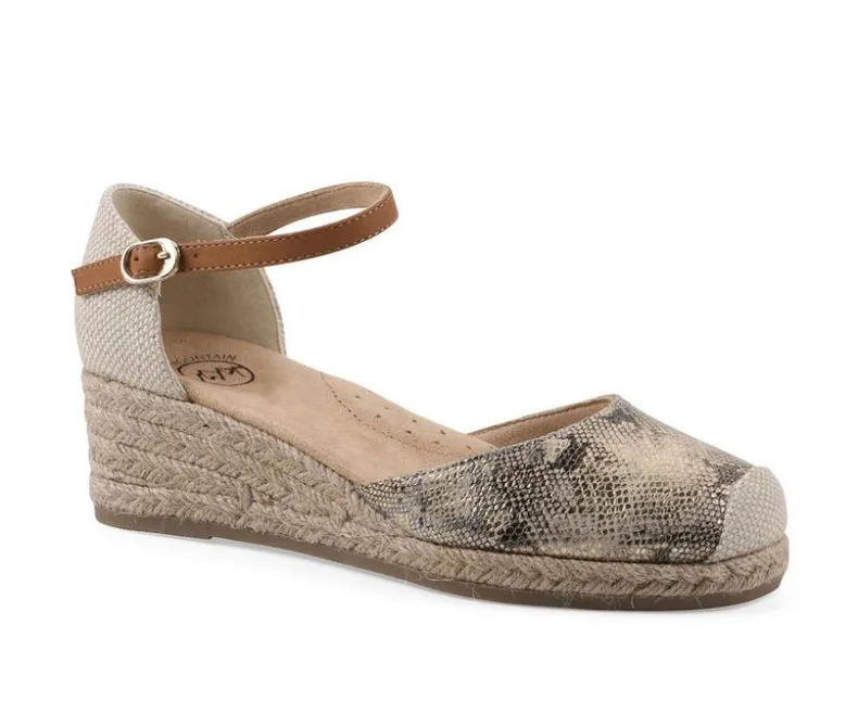 Sandals>White Mountain Women's Maintain Wedge Sandals