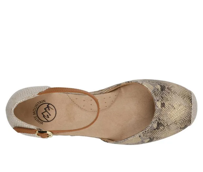 Sandals>White Mountain Women's Maintain Wedge Sandals