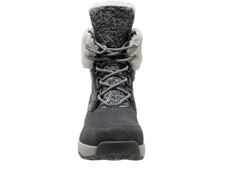 Cozy>Winter Tecs Women's Fleece Lace Winter Boots