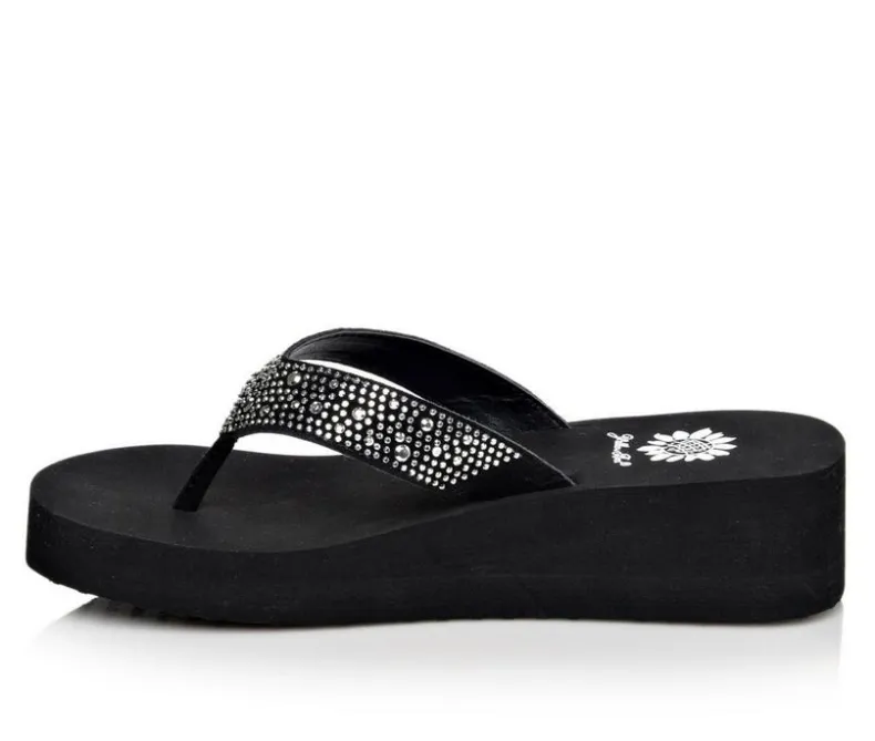 Sandals>Yellow Box Women's Africa Wedge Flip-Flops