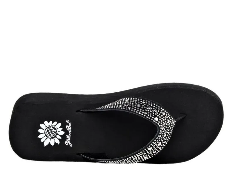 Sandals>Yellow Box Women's Africa Wedge Flip-Flops