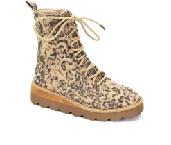 Lace Up>Yellow Box Women's Inez Combat Booties