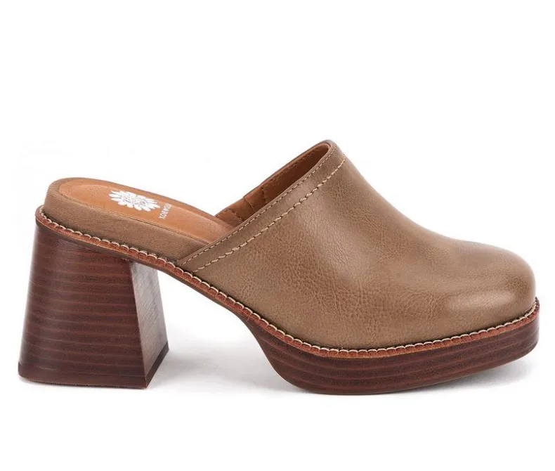 Pumps & Heels|Clogs & Mules>Yellow Box Women's Ivaria Platform Clogs
