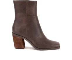 Dress>Yellow Box Women's Maora Low Calf Heeled Booties