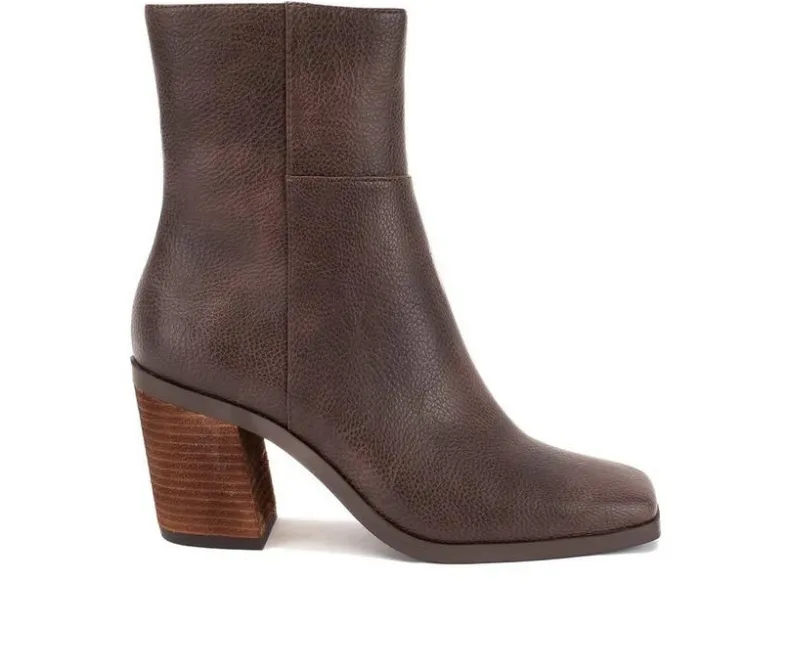 Dress>Yellow Box Women's Maora Low Calf Heeled Booties