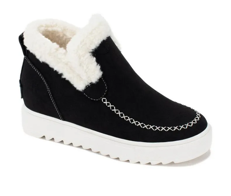 Cozy>Yellow Box Women's Moritz Shearling Wedge Boots