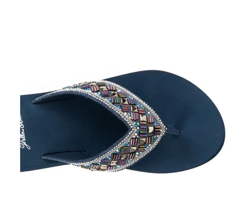 Sandals>Yellow Box Women's Selvia Wedge Flip-Flops