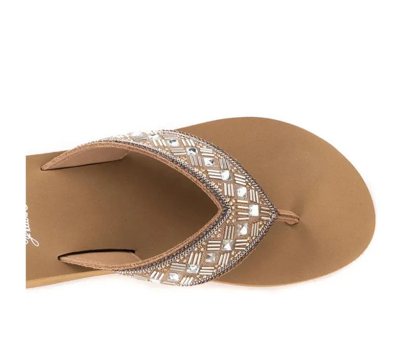 Sandals>Yellow Box Women's Selvia Wedge Flip-Flops