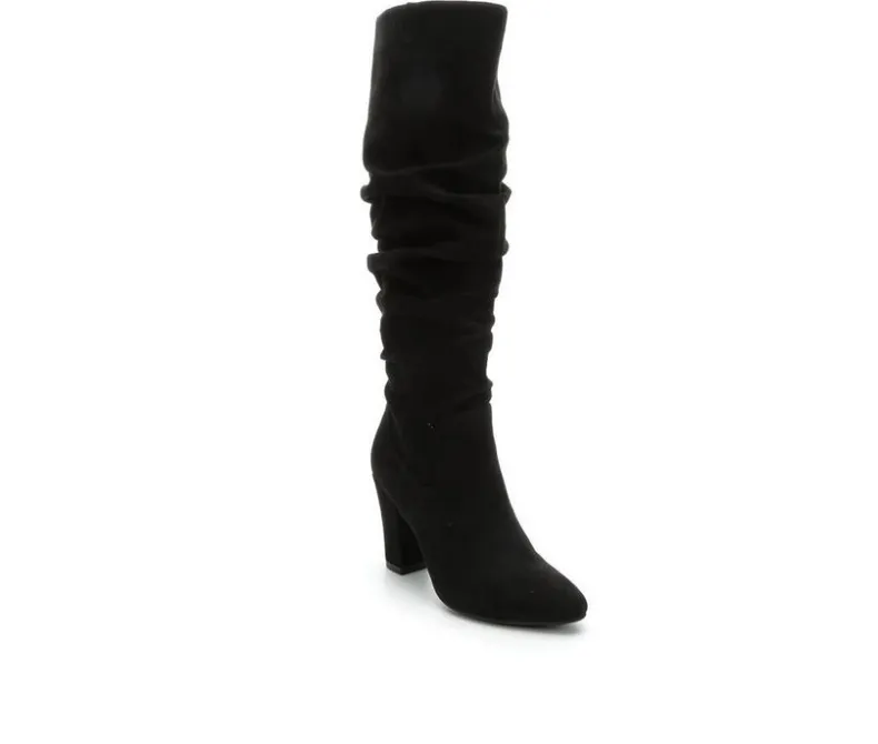 Tall|Dress>Y-Not Women's Compassion Ruched Knee High Boots