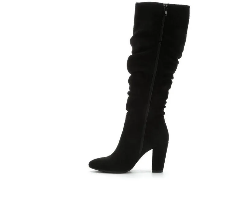 Tall|Dress>Y-Not Women's Compassion Ruched Knee High Boots