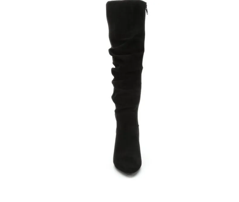 Tall|Dress>Y-Not Women's Compassion Ruched Knee High Boots