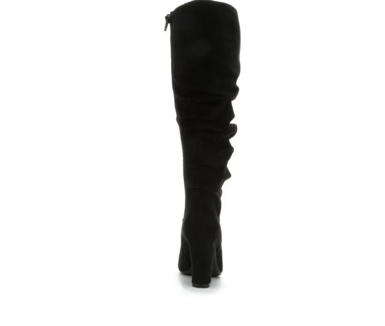 Tall|Dress>Y-Not Women's Compassion Ruched Knee High Boots