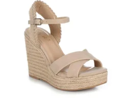 Sandals>Y-Not Women's Lorita Wedge Sandals