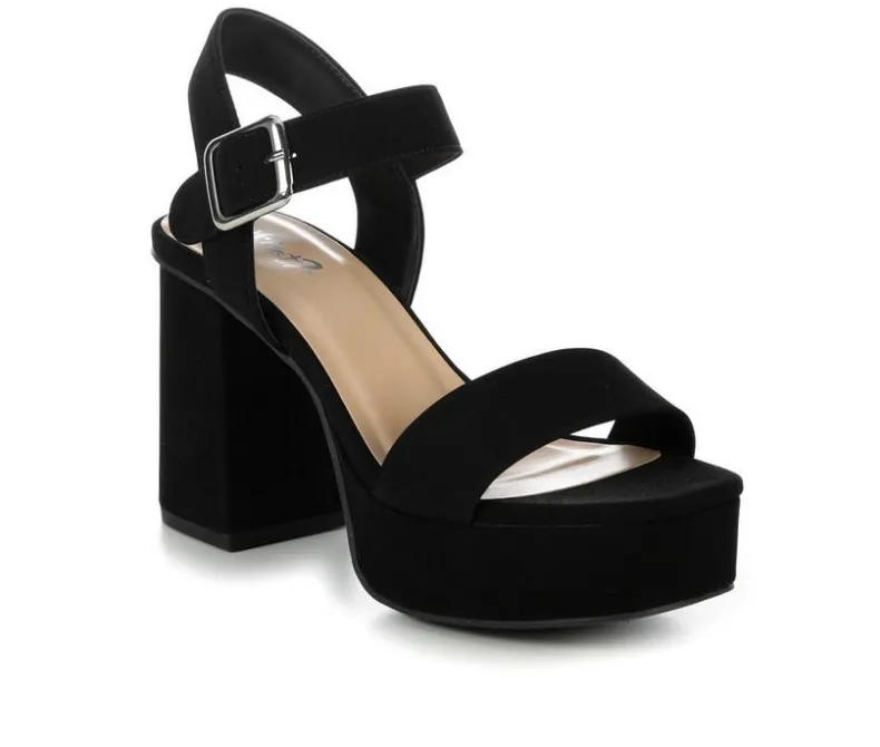 Sandals|Pumps & Heels>Y-Not Women's Macey Platform Dress Sandals