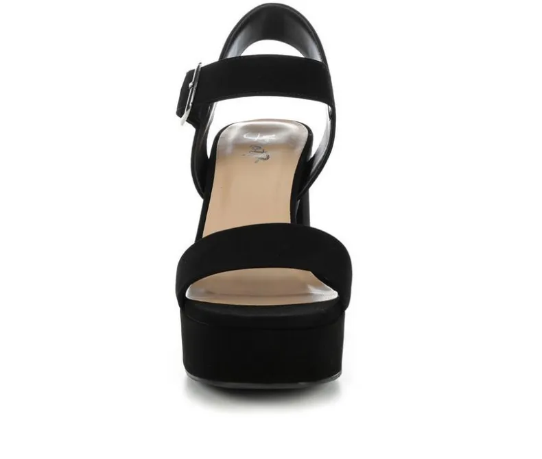 Sandals|Pumps & Heels>Y-Not Women's Macey Platform Dress Sandals
